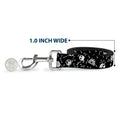 Load image into Gallery viewer, Dog Leash - Jack Expressions/Bones Scattered Black/White