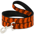 Load image into Gallery viewer, Dog Leash - Tigger Stripes Orange/Black