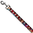 Load image into Gallery viewer, Dog Leash - Descendants 11-Character Group Pose Reds/Gray