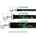 Load image into Gallery viewer, Dog Leash - Oogie Boogie 4-Poses Black/Yellow/Green