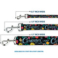 Load image into Gallery viewer, Dog Leash - CURIOUSER AND CURIOUSER/Flowers of Wonderland Collage