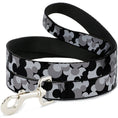 Load image into Gallery viewer, Dog Leash - Mickey Mouse Head Stacked Black/Grays