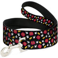 Load image into Gallery viewer, Dog Leash - Mickey Mouse Costume Elements Scattered Black