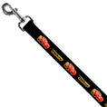 Load image into Gallery viewer, Dog Leash - Cars 3 LIGHTNING MCQUEEN Pose/Bolt Black/Yellows