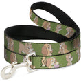Load image into Gallery viewer, Dog Leash - Lady and Tramp 6-Poses Olive Green