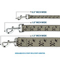 Load image into Gallery viewer, Dog Leash - Jack Sparrow's Flag Icons Grays