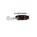 Load image into Gallery viewer, Dog Leash - Cars 3 Lightning McQueen Caricature/Race Flags Black/White/Red