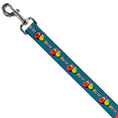 Load image into Gallery viewer, Dog Leash - Cars 3 Lightning McQueen/Cruz Ramirez Pose RACE READY Blue/Yellow/Red