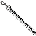 Load image into Gallery viewer, Dog Leash - Nightmare Before Christmas 7-Jack Expressions CLOSE-UP Black/White