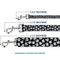 Load image into Gallery viewer, Dog Leash - Mickey Mouse Hand Gestures2 Scattered Black/White