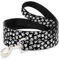 Load image into Gallery viewer, Dog Leash - Mickey Mouse Hand Gestures2 Scattered Black/White