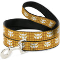 Load image into Gallery viewer, Dog Leash - Toy Story Woody Plaid Shirt/Cowboy Bull Icon Gold/Red/White