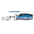 Load image into Gallery viewer, Dog Leash - Frozen II Snowflakes Blues/Purples/White