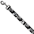 Load image into Gallery viewer, Dog Leash - Nightmare Before Christmas Zero Expressions Black/White