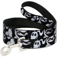 Load image into Gallery viewer, Dog Leash - Nightmare Before Christmas Zero Expressions Black/White