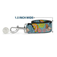 Load image into Gallery viewer, Dog Leash - High School Musical East High School EHS Wildcats Logo/Stripe White/Red