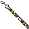 Load image into Gallery viewer, Dog Leash - Disney Dogs 6-Dog Group Collage/Paws Gray/Black