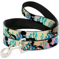 Load image into Gallery viewer, Dog Leash - Luca and Alberto Sea Monsters Underwater Silhouette Ombre/Black