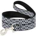 Load image into Gallery viewer, Dog Leash - Mickey Mouse Smiling Face Monogram Gray