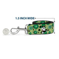 Load image into Gallery viewer, Dog Leash - Cinderella Pumpkin Coach and Mice Pose with Script White/Blues