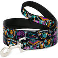 Load image into Gallery viewer, Dog Leash - Lightyear Mission Patches Collage Black/Multi Color