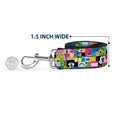 Load image into Gallery viewer, Dog Leash - Winnie the Pooh Eeyore Butterfly Pose Floral Collage Blue/Pinks/Yellows