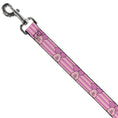 Load image into Gallery viewer, Dog Leash - Winnie the Pooh Piglet Expression Close-Up Stripe Pinks