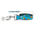 Load image into Gallery viewer, Dog Leash - Pixar Holiday Collection Easter Egg Characters Scattered Blue
