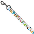 Load image into Gallery viewer, Dog Leash - Pixar Holiday Collection Nutcracker Characters Lineup/Stars White/Blues