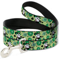 Load image into Gallery viewer, Dog Leash - Mickey Mouse St. Patrick's Day LUCKY ME Leprechaun Pose and Shamrocks Greens