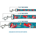 Load image into Gallery viewer, Dog Leash - The Little Mermaid Flounder and Sebastian Under the Sea Greens