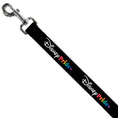 Load image into Gallery viewer, Dog Leash - DISNEY PRIDE Signature Logo Black/White/Rainbow