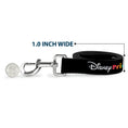 Load image into Gallery viewer, Dog Leash - DISNEY PRIDE Signature Logo Black/White/Rainbow