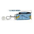 Load image into Gallery viewer, Dog Leash - Moana ISLAND GIRL Rainbow Pose Blue/Multi Color