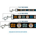 Load image into Gallery viewer, Dog Leash - CHIP & DALE Expression Bubbles Black/Multi Color