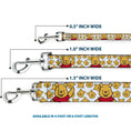 Load image into Gallery viewer, Dog Leash - Winnie the Pooh Chibi Pose and Expressions Scattered White