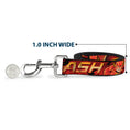Load image into Gallery viewer, Dog Leash - THE FLASH/Logo3/Poses Black/Red/Gold