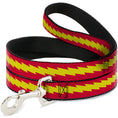Load image into Gallery viewer, Dog Leash - The Flash Bolt Stripe Red/Yellow