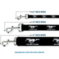 Load image into Gallery viewer, Dog Leash - Ford Mustang Black/White Logo REPEAT
