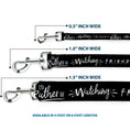 Load image into Gallery viewer, Dog Leash - Friends I'D RATHER BE WATCHING FRIEND THE TELEVISION SERIES Black/White/Multi Color
