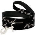 Load image into Gallery viewer, Dog Leash - FORD F-100 Script Black/Tan-Gray
