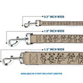Load image into Gallery viewer, Dog Leash - Dancing Bears Hemp/Black