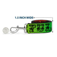 Load image into Gallery viewer, Dog Leash - Grateful Dead Text w/Skull & Roses Rainbow Fade