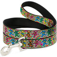 Load image into Gallery viewer, Dog Leash - Grateful Dead Dancing Bears Swirl Multi Color