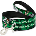 Load image into Gallery viewer, Dog Leash - Green Lantern Green Glow w/Text