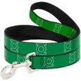 Load image into Gallery viewer, Dog Leash - Green Lantern Logo Green/White