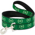 Load image into Gallery viewer, Dog Leash - Green Lantern Logo Weathered Greens
