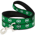 Load image into Gallery viewer, Dog Leash - Green Lantern Logo2 Green/Black/Green/White