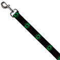 Load image into Gallery viewer, Dog Leash - DC League of Super-Pets Green Lantern Logo Black/Green