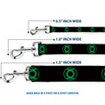 Load image into Gallery viewer, Dog Leash - DC League of Super-Pets Green Lantern Logo Black/Green